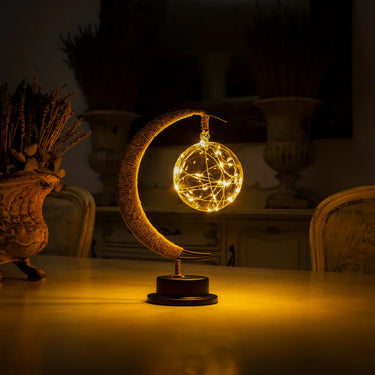 Lampe lune enchantée-Lampe Veilleuse